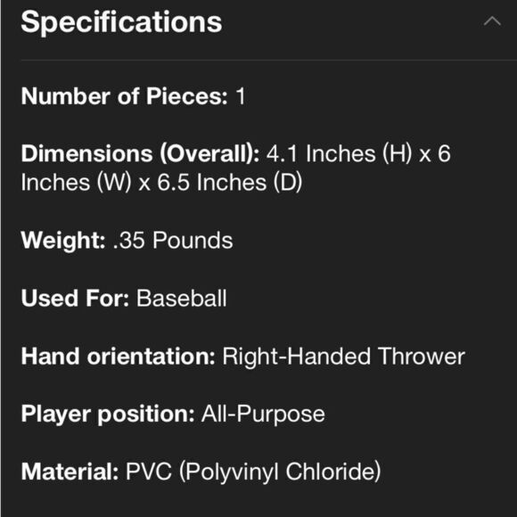 Franklin Sport RTB tee ball glove - Picture 7 of 8